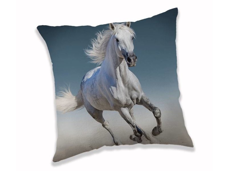 Animal Pictures Kissen White Horse - 40 x 40 cm - Polyester