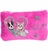 Studio Pets Pochette Studio Pets Plush - 12,7 x 20 cm - Rose