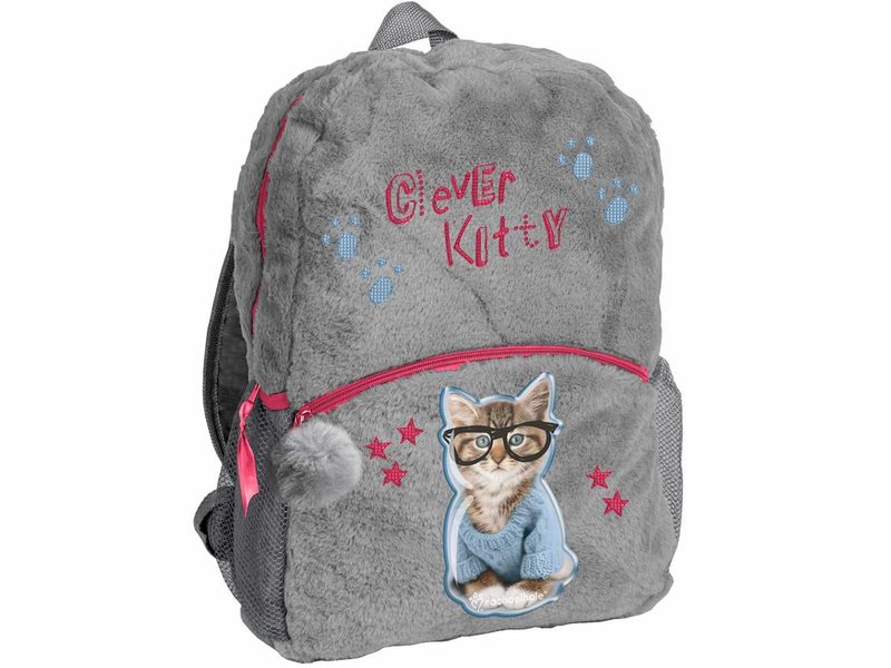 Rachael Hale Clever Kitty - Sac à dos - 42 x 30 x 9 cm - Gris