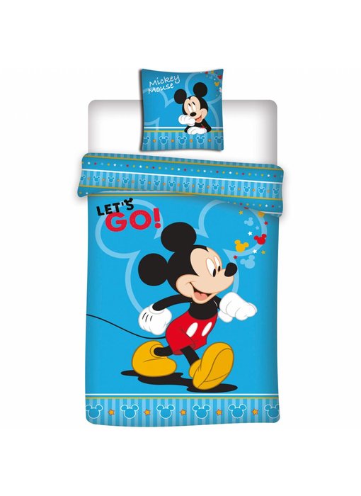 Disney Mickey Mouse Bettbezug Let's Go 140x200 cm