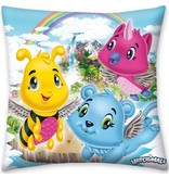 Hatchimals - Coussin - 40 x 40 cm - Multi