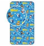 PAW Patrol HELP! - Drap housse - Seul - 90 x 200 cm - Bleu