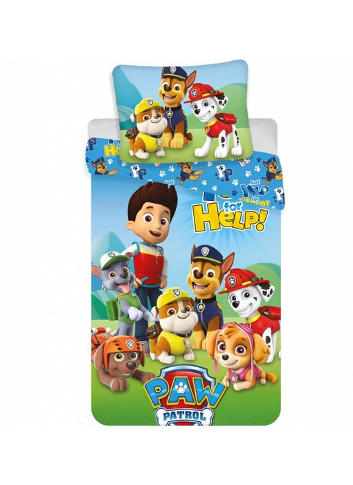 PAW Patrol Housse de couette HELP! 140x200 + 70x90cm
