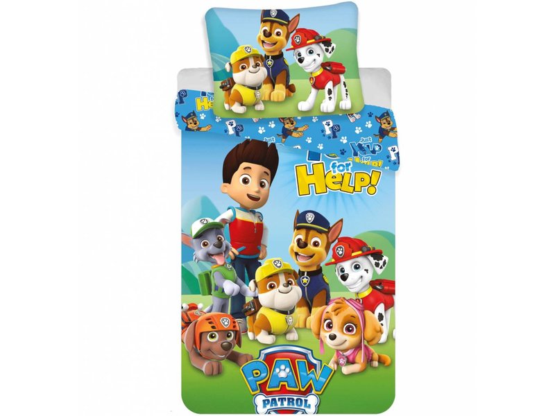 PAW Patrol HELP! - Duvet cover - Single - 140 x 200 cm - Multi