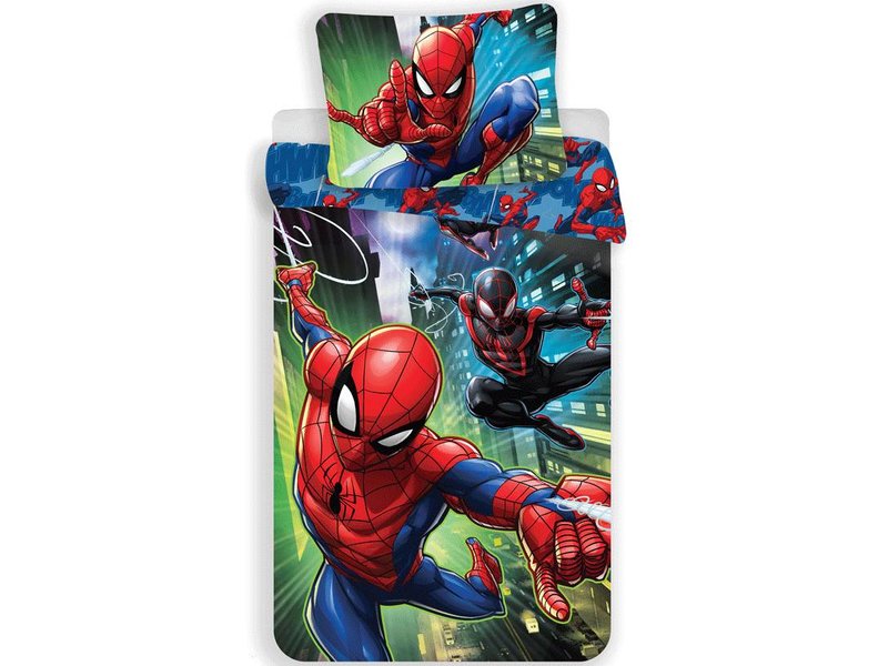 SpiderMan Action - Housse de couette - Simple - 140x200 - Multi