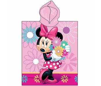 Disney Minnie Mouse Blumen Poncho 50x115 cm