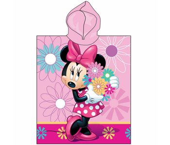 Disney Minnie Mouse Poncho Fleurs 50x115 cm