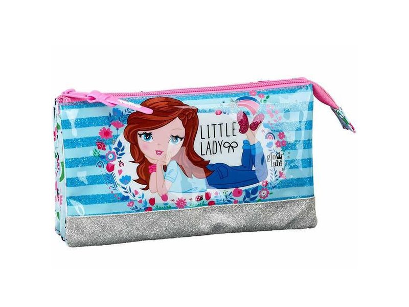 GLOWLAB Little Lady - pencil case - 22 cm - Multi