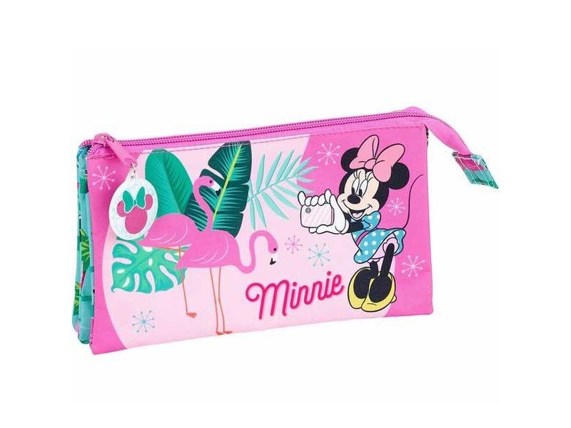 Disney Minnie Mouse Spring Palms - Etui - 22 x 12 cm - Roze