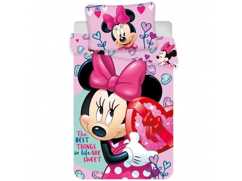 Disney Minnie Mouse Baby Dekbedovertrek Pink Simbashop Nl