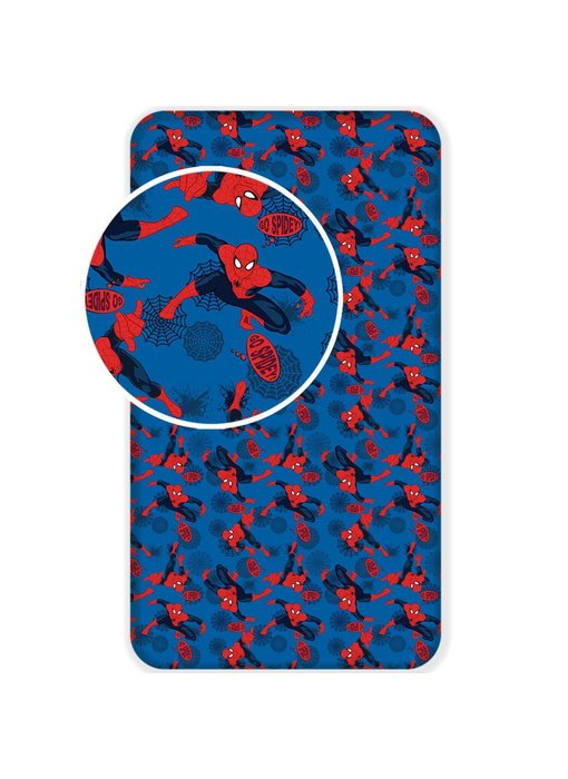 SpiderMan Drap-housse Go Spidey 90x200 cm