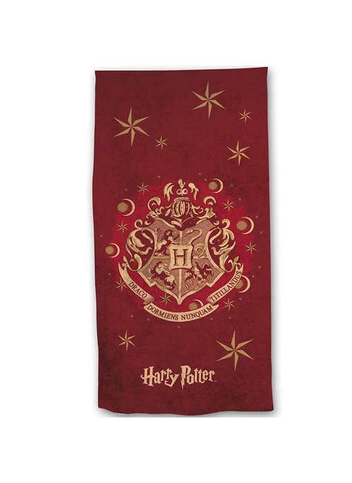 Harry Potter Serviette de plage Rouge 70x140 cm