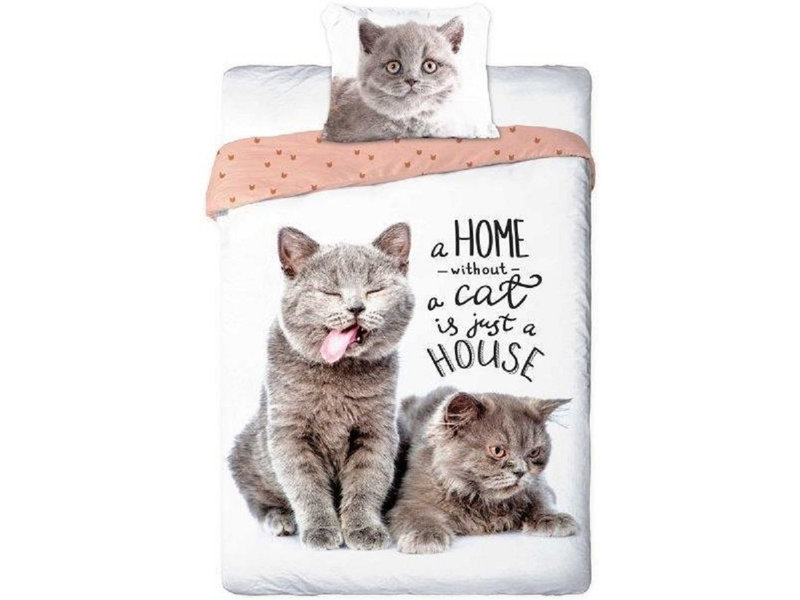 Animal Pictures Cats - Duvet cover - 140 x 200 cm - Multi