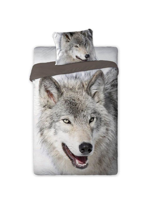 Animal Pictures Bettbezug Wolf 140x200 + 70x90cm