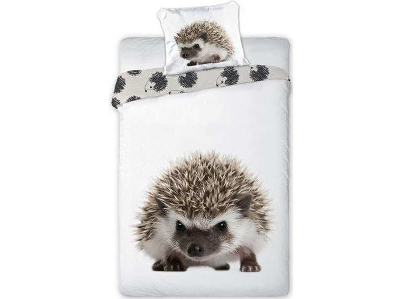 Animal Pictures Hedgehog - Duvet cover - Single - 140 x 200 cm - Multi