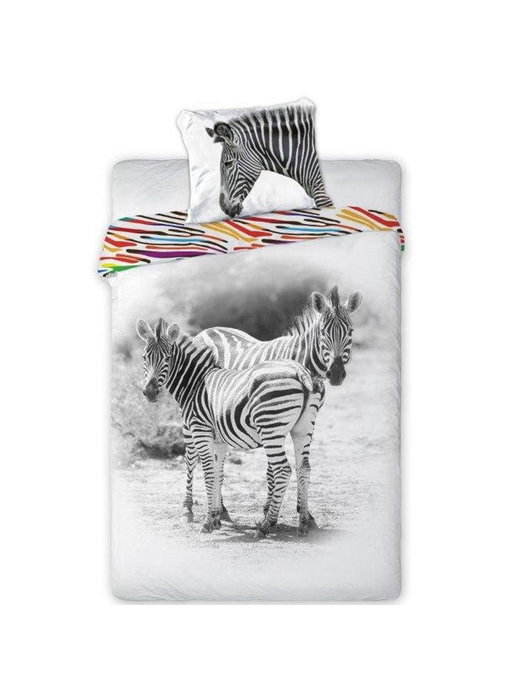 Animal Pictures Dekbedovertrek Zebra 140x200 cm