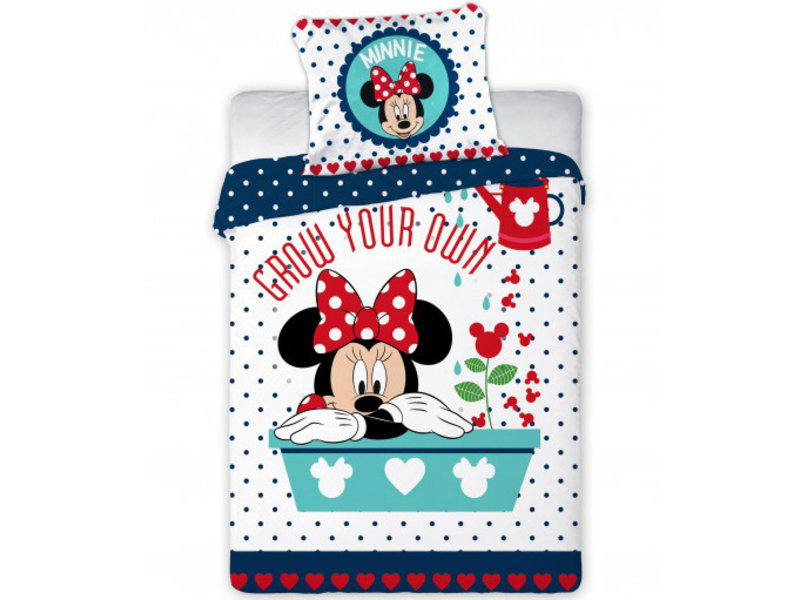 Disney Minnie Mouse Cultivez vous-même - Housse de couette BABY - 100 x 135 cm - Multi