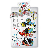 Disney Minnie Mouse Simply Me - Housse de couette - Seul - 140 x 200 cm - Blanc