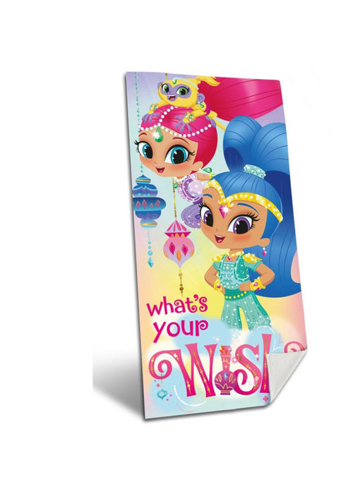 Shimmer And Shine Beach towel What's your wish?