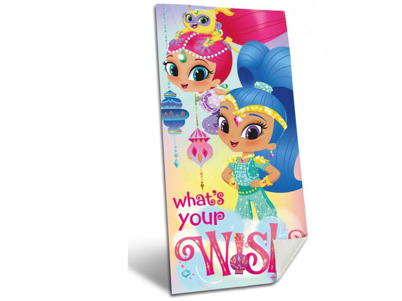 Shimmer And Shine What's your wish? - Beach towel - 70 x 140 cm - Multi