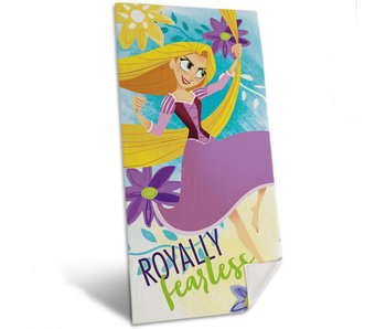Disney Rapunzel Strandlaken Royally fearless 140x70cm