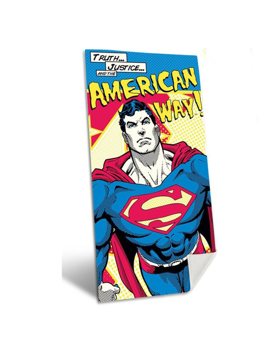 Superman American Way beach towel 140x70cm