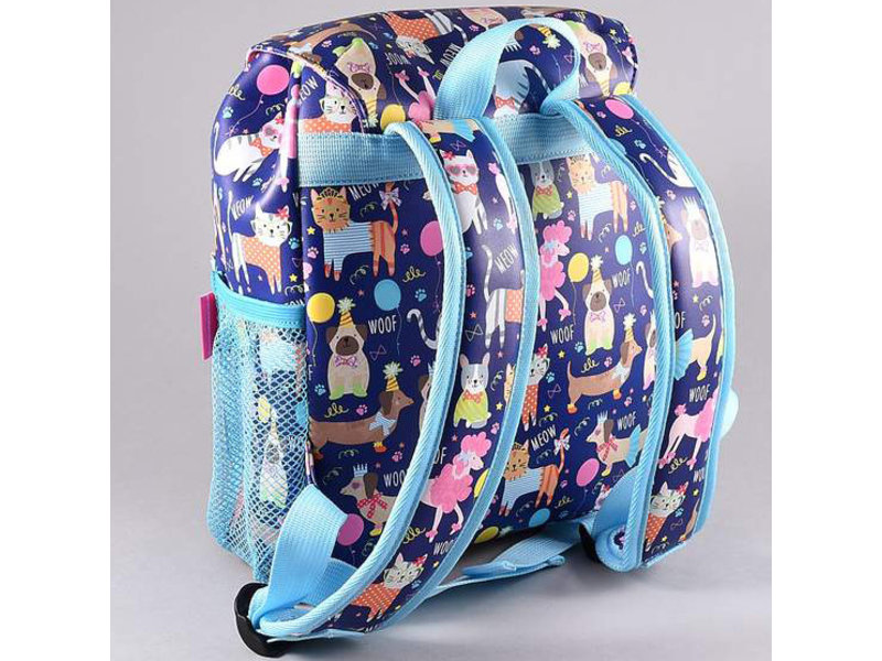 Floss & Rock Haustiere - Kleinkind / Kleinkind-Rucksack - 30 cm - Blau