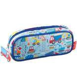 Floss & Rock Construction - Pencil case - 22 x 11 x 4 cm - Blue