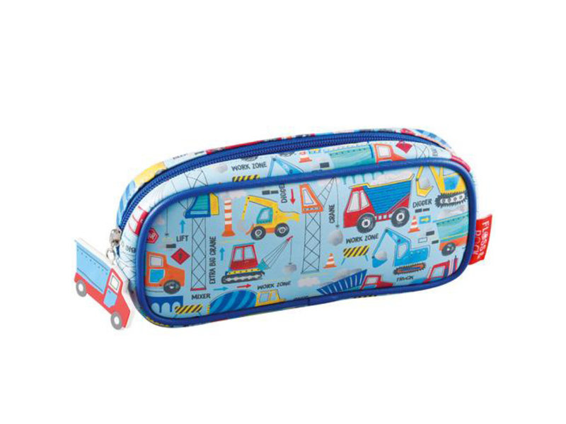 Floss & Rock Bouw - Etui - 22 x 11 x 4 cm - Blauw