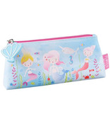 Floss & Rock Mermaid - pencil case - 11 x 22 x 4 cm - Blue