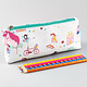 Pochette Licorne 22 x 11 x 4 cm