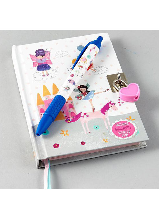 Floss & Rock Unicorn diary including lock and scent pen