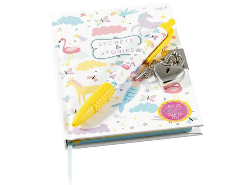 Floss & Rock Mermaid - diary with scent pen - 10 x 15 cm - Multi