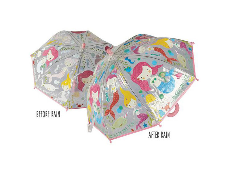 Floss & Rock Mermaid - Parapluie magique à couleurs changeantes - Multi