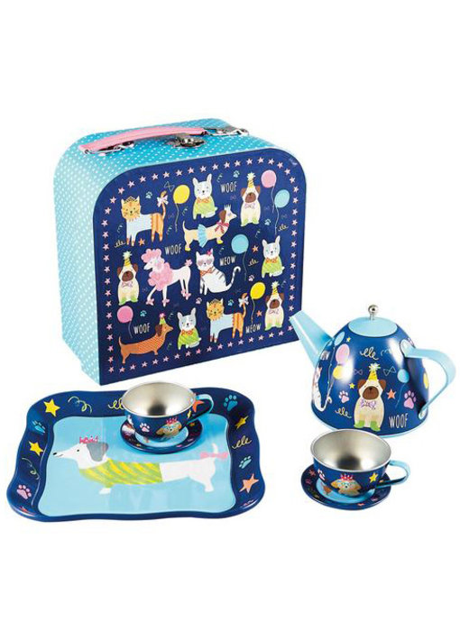 Floss & Rock tea service Pets 7-part