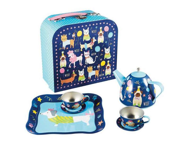 Floss & Rock Haustiere - Tin Tee-Set - 7 Stück - Multi