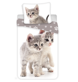 Animal Pictures Dekbedovertrek Poesjes - Eenpersoons - 140 x 200 / 70 x 90 cm - Katoen