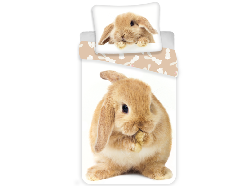 Animal Pictures Lapin - Housse de couette - Seul - 140 x 200 cm - Multi