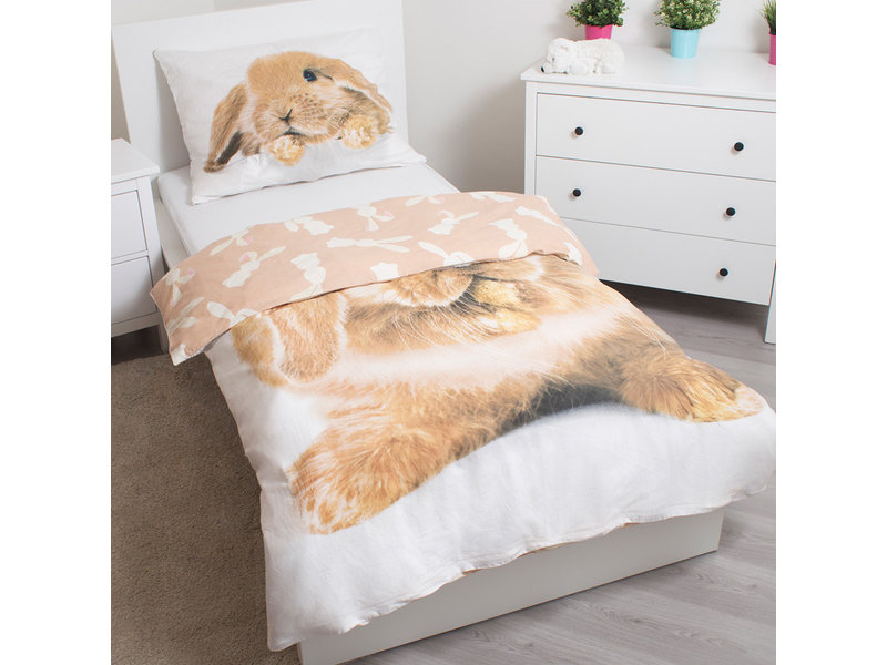 Animal Pictures Rabbit - Duvet cover - Single - 140 x 200 cm - Multi