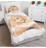 Animal Pictures Lapin - Housse de couette - Seul - 140 x 200 cm - Multi