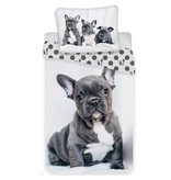 Animal Pictures Bulldog - Housse de couette - Seul - 140 x 200 cm - Multi