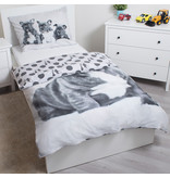 Animal Pictures Bulldog - Housse de couette - Seul - 140 x 200 cm - Multi