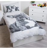Animal Pictures Bulldog - Housse de couette - Seul - 140 x 200 cm - Multi