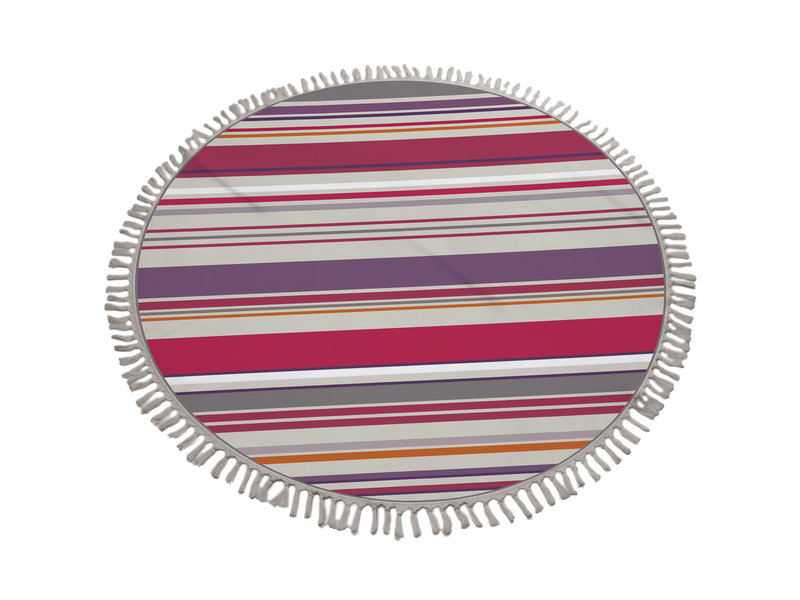 Matt & Rose - Beach towel - Round - 150 cm - Multi