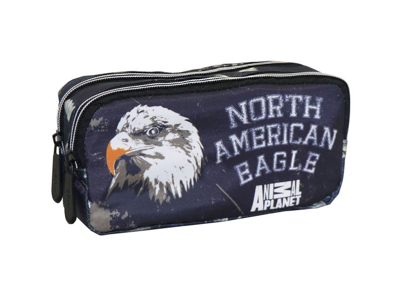 Animal Planet Eagle - pencil case - 20 x 9 cm - Multi