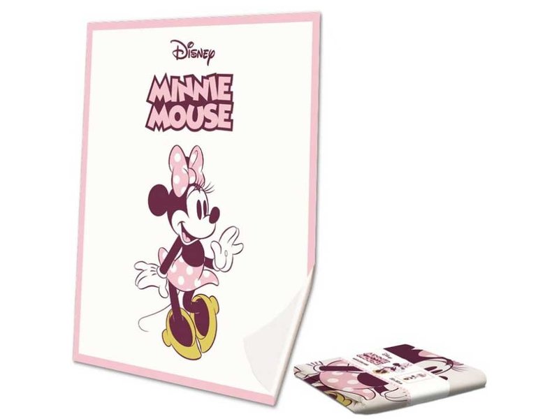 Disney Minnie Mouse Classic - Plaid soyeux - 130 x 160 cm - Multi