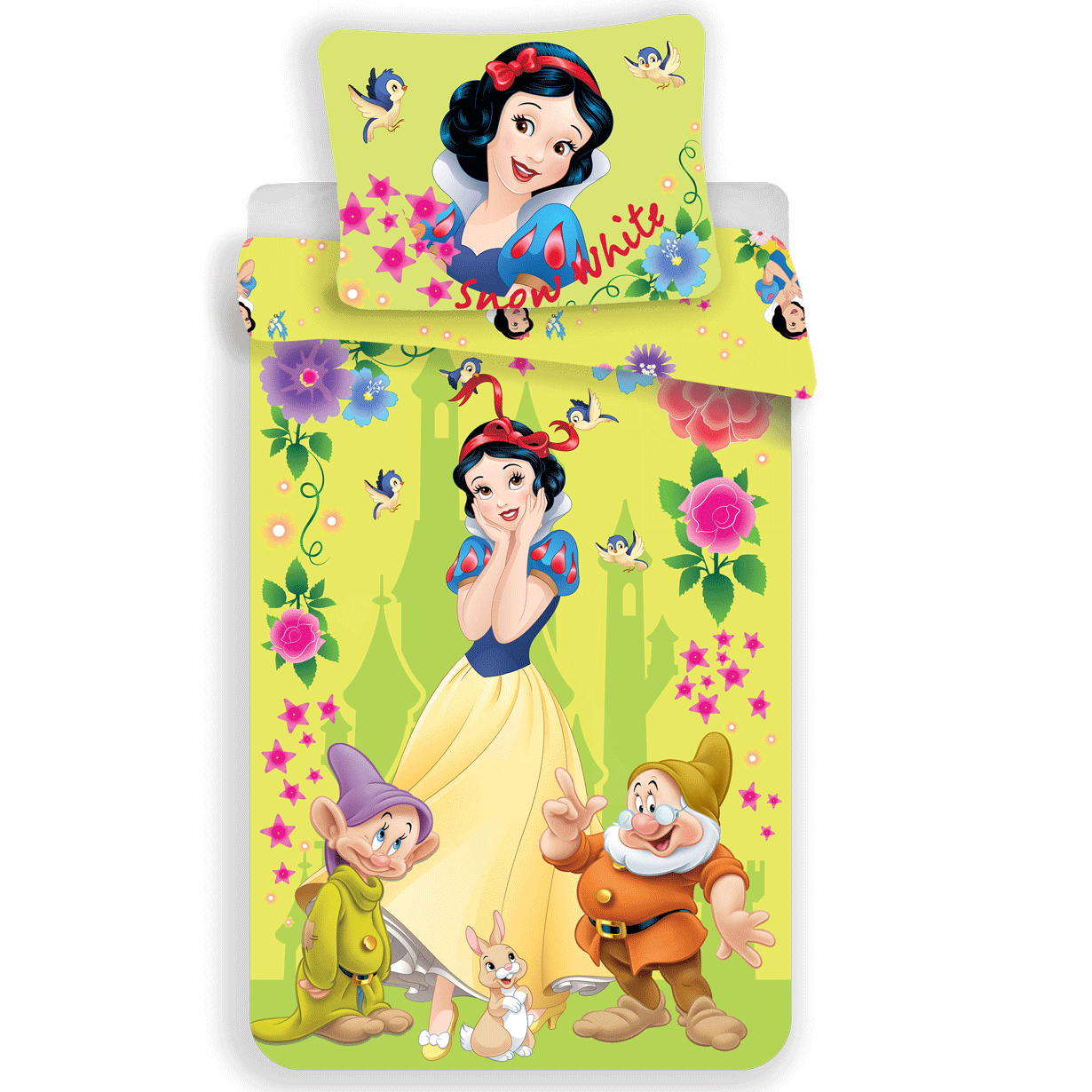 Disney Snow White Duvet Cover 140x200 70x90 Cotton