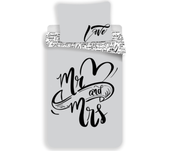 Mr & Mrs Duvet cover 140x200 + 70x90cm