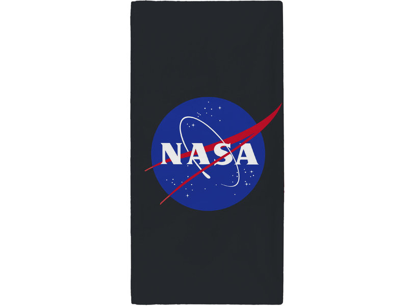 NASA Logo - Strandlaken - 70 x 140 cm - Zwart