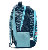 Maui & Sons Backpack Shark - 43 x 30 x 20 cm - Blue